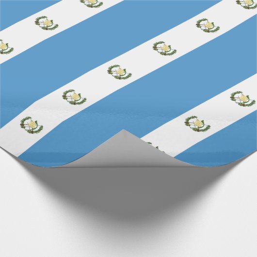 Guatemala-Flagge Geschenkpapier (Ecke)