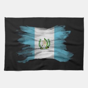 Guatemala-Flagge Geschirrtuch