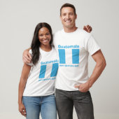 Guatemala-Flagge + Karte + Text-T - Shirt (Unisex)