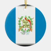 Guatemala-Flagge Keramik Ornament (Vorne)
