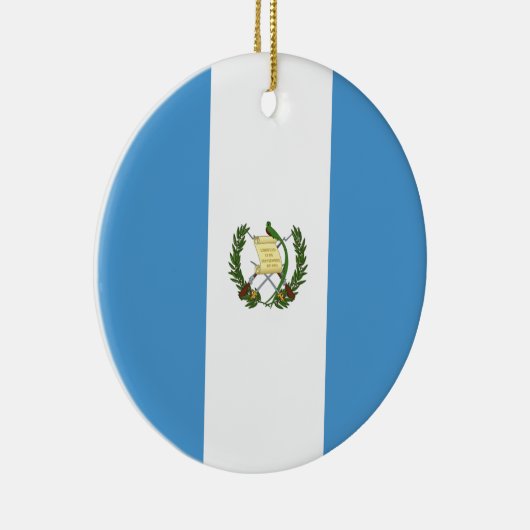 Guatemala-Flagge Keramikornament (Rechts)