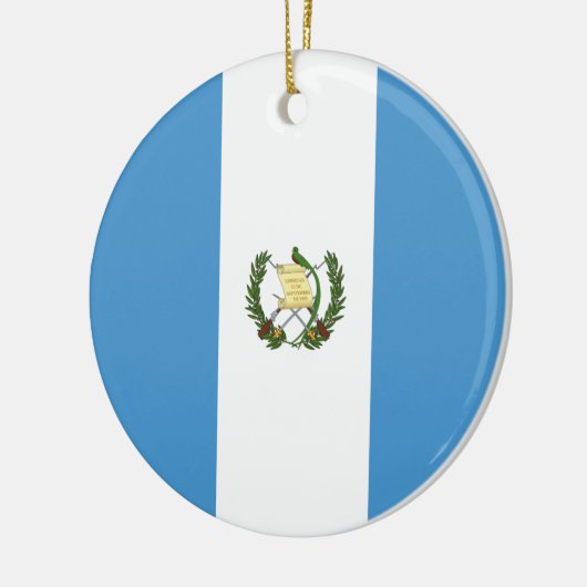 Guatemala-Flagge Keramikornament (Links)
