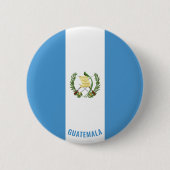 Guatemala Flagge Niedlich Patriotic Button (Vorderseite)