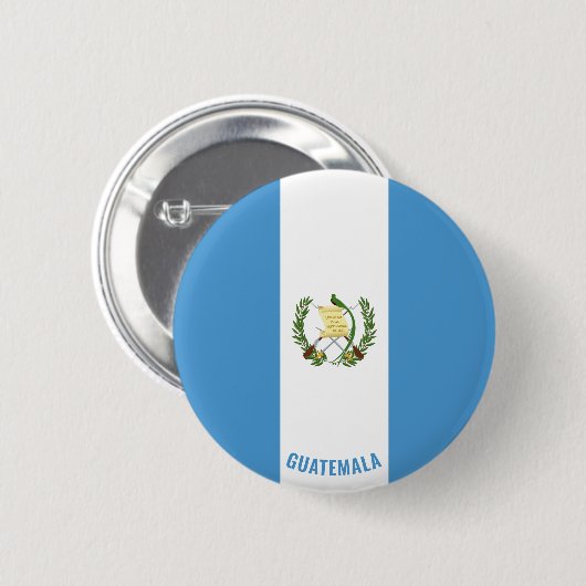 Guatemala Flagge Niedlich Patriotic Button (Vorne & Hinten)