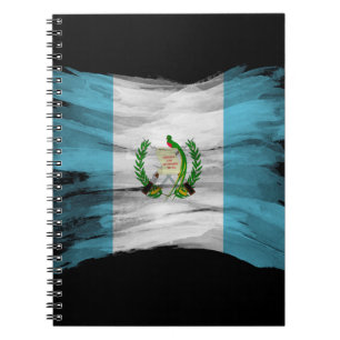 Guatemala-Flagge Notizblock