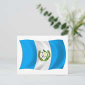 Guatemala-Flagge Postkarte (Stehend Vorderseite)