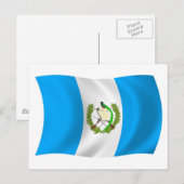Guatemala-Flagge Postkarte (Vorne/Hinten)
