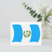 Guatemala-Flagge Postkarte (Stehend Vorderseite)