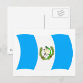 Guatemala-Flagge Postkarte (Vorne/Hinten)
