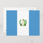 Guatemala-Flagge Postkarte (Vorne/Hinten)