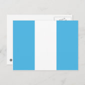 Guatemala-Flagge Postkarte (Vorne/Hinten)