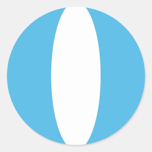 Guatemala-Flagge Runder Aufkleber (Vorderseite)