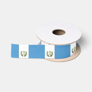 Guatemala-Flagge Satinband