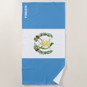 Guatemala Flagge Splendid Patriotic Strandtuch (Vorderseite)
