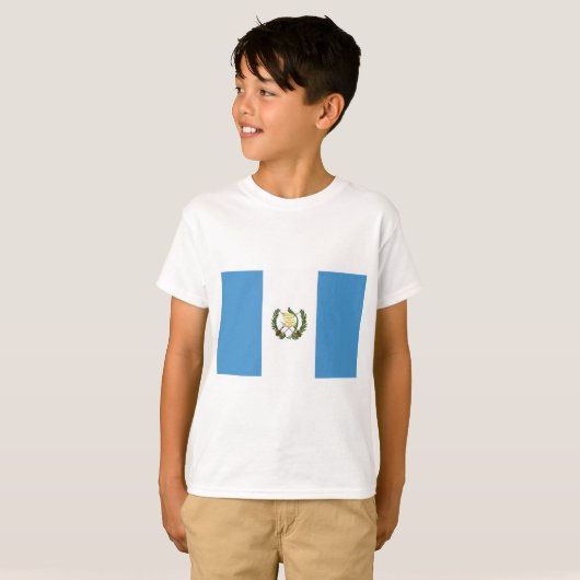 Guatemala-Flagge T-Shirt (Vorne ganz)