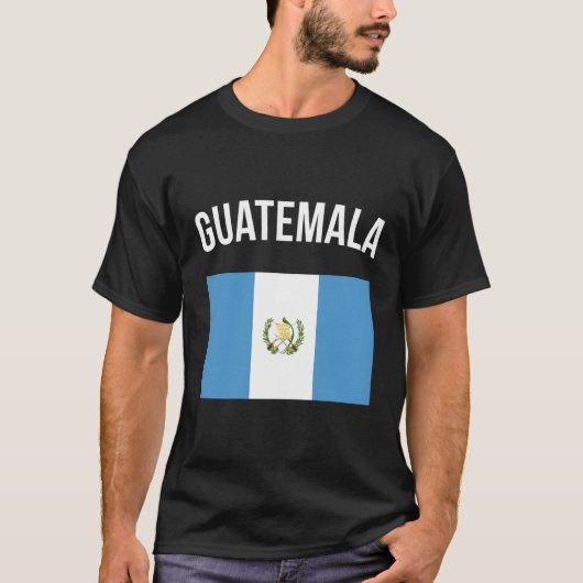 Guatemala-Flagge T-Shirt (Vorderseite)