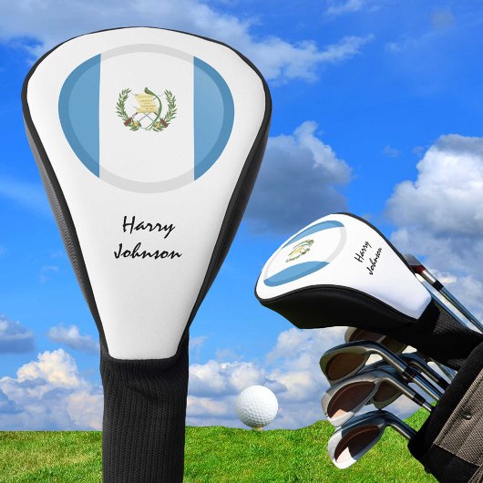 Guatemala-Flagge und Mit Monogramm Golf Clubs Cove Golf Headcover