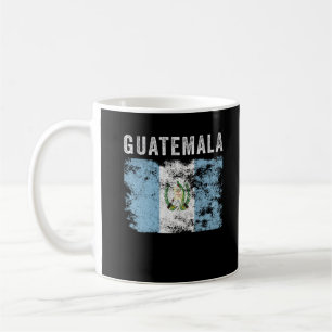 Guatemala-Flagge Vintag - guatemaltekische Flagge Kaffeetasse