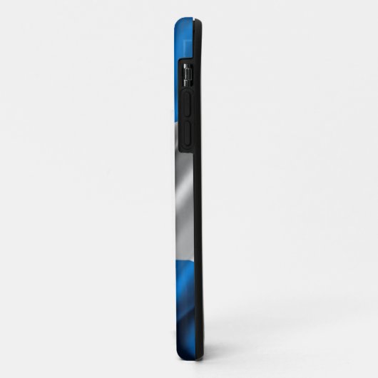 Guatemala-Flaggen-Gewebe Case-Mate iPhone Hülle (Hinten/Links)