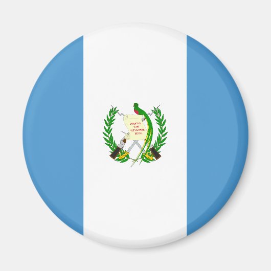 Guatemala-Flaggenmagnet Magnet (Vorne)