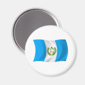 Guatemala-Flaggenmagnet Magnet (Vorderseite/Rückseite)