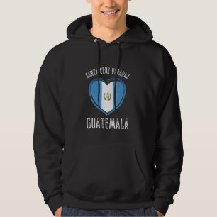Guatemala Flaggenmitte Santa Cruz Verapaz Stadt Hoodie