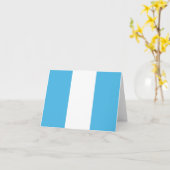 Guatemala-Flaggennotecard Karte (Gelbe Blume)