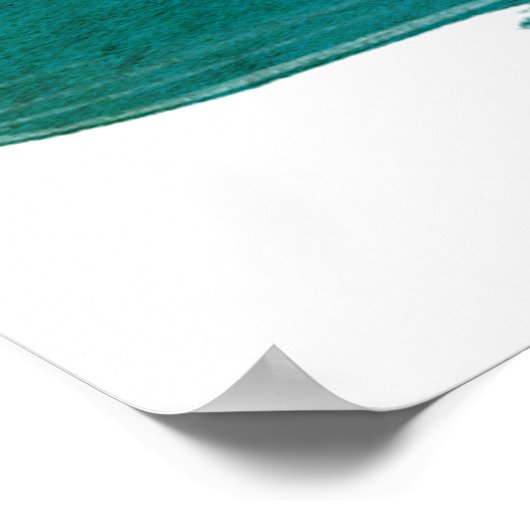 Guatemala-Flaggenposter Poster (Ecke)