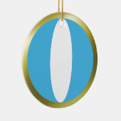 Guatemala-Flaggenverzierung Keramikornament (Rechts)