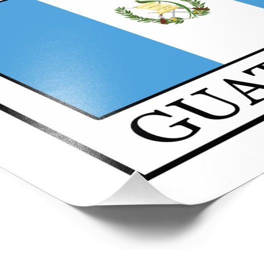 Guatemala Fotodruck (Ecke)