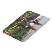 Guatemala Frauen, Frauen, Blume, Traditionskleid Magnet (Linke Seite)