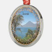 Guatemala, Funkeln und Glitzer Ornament Aus Metall (Links)