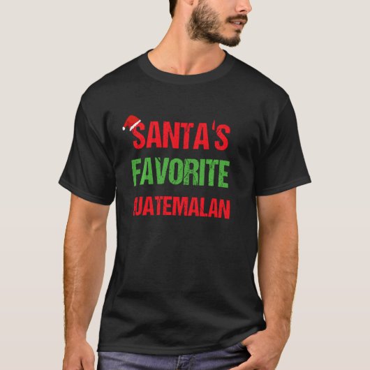 Guatemala Funny Guatemala Pajama Weihnachten T-Shirt (Vorderseite)
