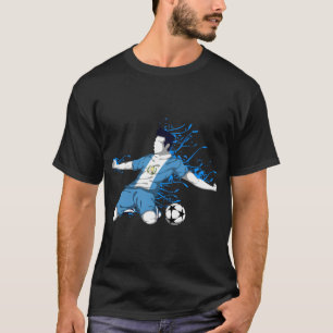 Guatemala Fußball Guatemala Nationaler Flaggenfußb T-Shirt