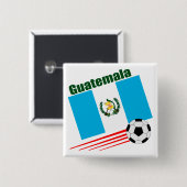 Guatemala-Fußball-Team Button (Vorne & Hinten)