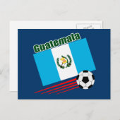 Guatemala-Fußballmannschaft Postkarte (Vorne/Hinten)