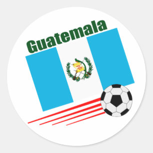 Guatemala-Fußballmannschaft Runder Aufkleber
