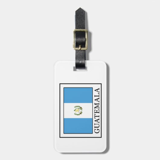 Guatemala Gepäckanhänger (Vorderseite vertikal)
