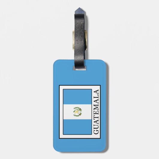 Guatemala Gepäckanhänger (Rückseite vertikal)