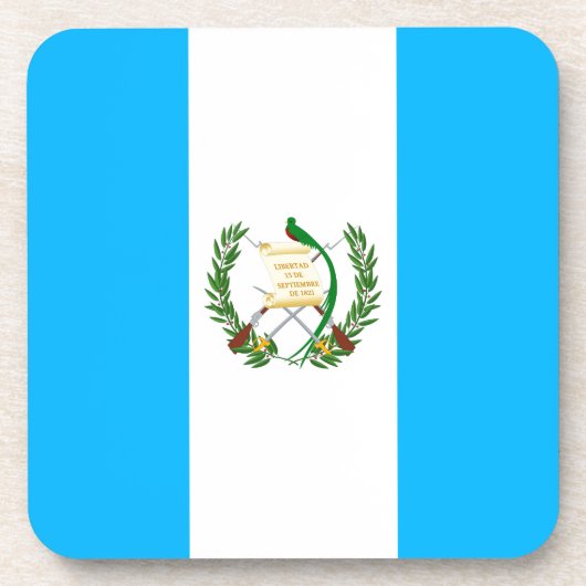 Guatemala Getränkeuntersetzer (Vorderseite)