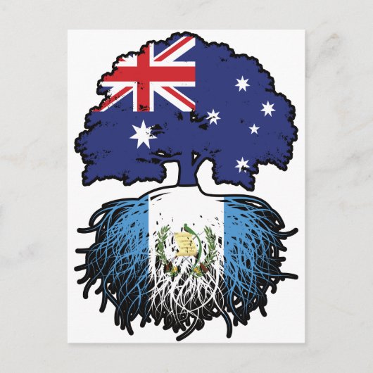 Guatemala Guatemala Australischer Tree Postkarte (Vorderseite)