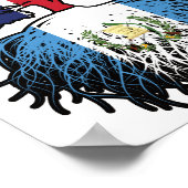 Guatemala Guatemala Britische Tree Roots Flag Poster (Ecke)