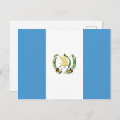 Guatemala (Guatemala) Flagge Postkarte (Vorne/Hinten)