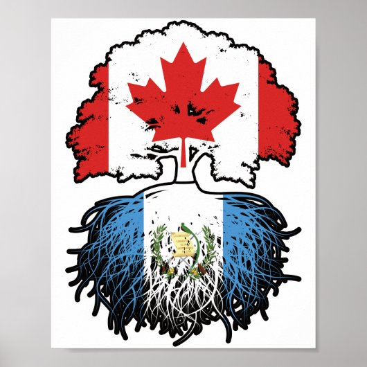 Guatemala Guatemala Kanada Tree Roots Poster (Vorne)