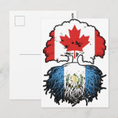 Guatemala Guatemala Kanada Tree Roots Postkarte (Vorne/Hinten)