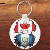 Guatemala Guatemala Kanada Tree Roots Schlüsselanhänger (Vorderseite)