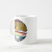 Guatemala Guatemala Spanien Tree Roots Flag Kaffeetasse (Vorderseite Links)