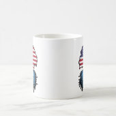 Guatemala Guatemala USA Tree Roots Flag Kaffeetasse (Mittel)