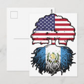 Guatemala Guatemala USA Tree Roots Flag Postkarte (Vorne/Hinten)