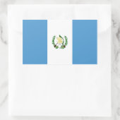 Guatemala/guatemaltekische Flagge Rechteckiger Aufkleber (Tasche)